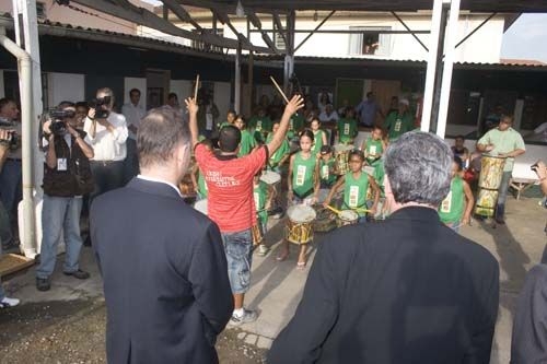 Foto: Visita do Ministro da Cultura ao projeto Arte no Dique