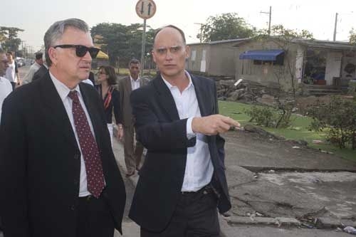 Foto: Visita do Ministro da Cultura ao projeto Arte no Dique