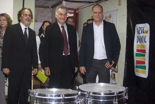 Foto: Visita do Ministro da Cultura ao projeto Arte no Dique