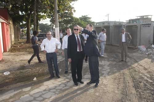 Foto: Visita do Ministro da Cultura ao projeto Arte no Dique