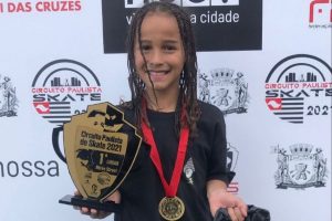 Skatista mirim de São Vicente se prepara para o Campeonato Brasileiro