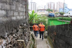 Santos inicia plano de prevenção em áreas de risco durante o período de chuvas