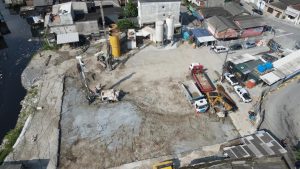 Estação na Zona Noroeste de Santos vai garantir o escoamento das águas de fortes chuvas e maré alta