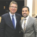 OMAR ABSUL ASSAF assumiu mais uma gestão (2022/2026) como presidente do SINCOMÉRCIO da Baixada Santista, numa concorrida posse. Com ele, ELIAS JÚNIOR, vice-presidente do CAMPS