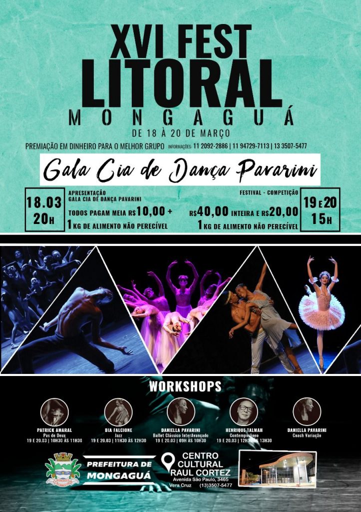 Festival reúne bailarinos em Mongaguá