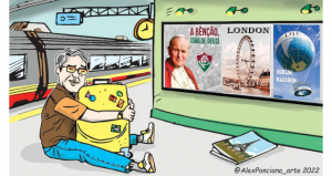 Uma mala na estação