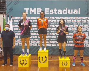 Tênis de mesa santista conquista quatro medalhas em etapa estadual