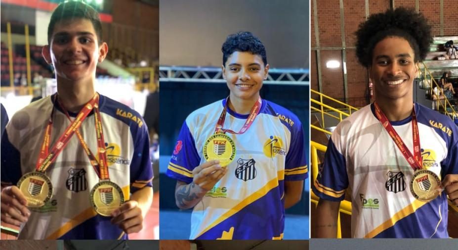 Caratê: santistas conquistam sete ouros em Torneio dos Campeões em SP | Jornal da Orla