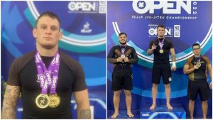 Lutador de Santos conquista medalhas em open de Jiu-Jitsu no Rio de Janeiro