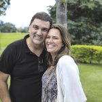 ÁLVARO MESSAS ao lado da esposa GISELLE JULIÃO comemorou idade nova, com muita alegria, no Golf Clube,  ao som da Banda ROG 