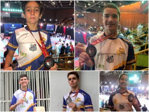 Caratecas de Santos conquistam cinco medalhas na Copa São Paulo