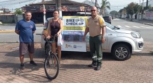 Praia Grande oferece ‘check-up’ de bicicletas durante campanha pela segurança no trânsito