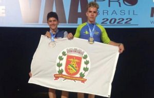 Irmãos santistas brilham no Brasileiro de Canoa Havaiana e disputarão Mundial