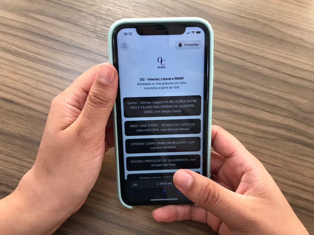 Bertioga abre vagas para oficinas culturais gratuitas e online