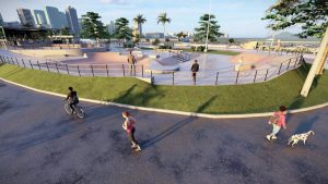 Santos abre licitação para construção de skatepark olímpico no quebra-mar