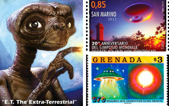 Você colecionaria selos postais com imagens de discos voadores? | Jornal da Orla
