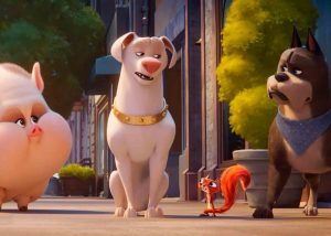 Filme ‘DC Liga dos Superpets’ inspira tarde com desenhistas e personagens em Santos