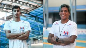 Nadadores representam Santos na Santos Copa do Mundo em Paris
