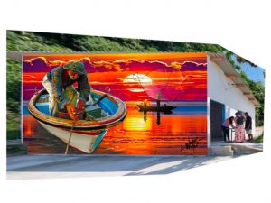 Monte Cabrão em Santos ganha mural artístico