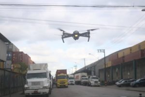 Santos usa drone para monitorar trânsito na Alemoa