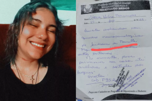 Menina do Guarujá com síndrome de Tourette pede socorro