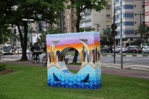 Pontos de Santos ganham novas muretas artísticas