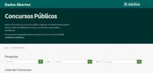 Santos lança portal sobre concursos públicos municipais