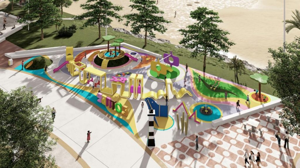Playground do Quebra-Mar em Santos terá brinquedos inclusivos