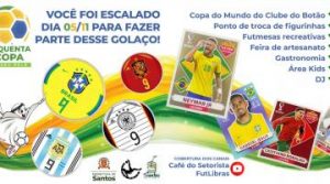 ‘Esquenta Copa’ agita o Centro de Santos