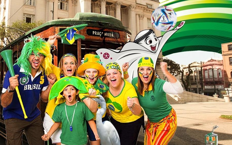 Centro de Santos terá telão com transmissão de Brasil X Croácia