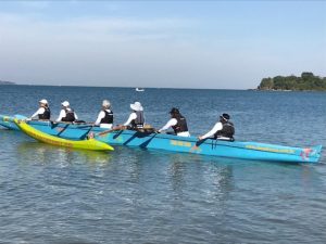 Festival nacional de canoa havaiana acontece em Santos