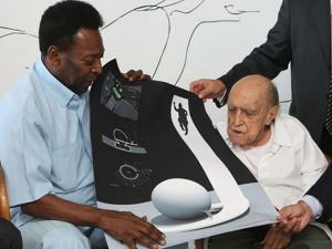 Prefeitura quer monumento a Pelé feito por Niemeyer