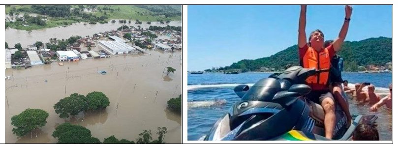 Em 2021, Bolsonaro passeava de jet-ski enquanto Bahia sofria com enchentes | Jornal da Orla