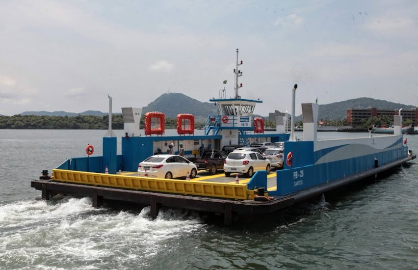 novas balsas para travessia Santos-Guarujá