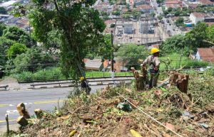 Iniciadas obras de contenção e drenagem em morro de Santos