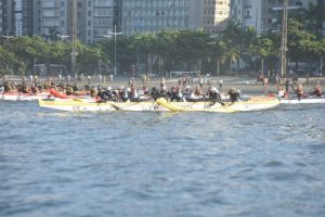 Equipe de Bertioga é bicampeã da Volta à Ilha de Santo Amaro de Canoa Havaiana