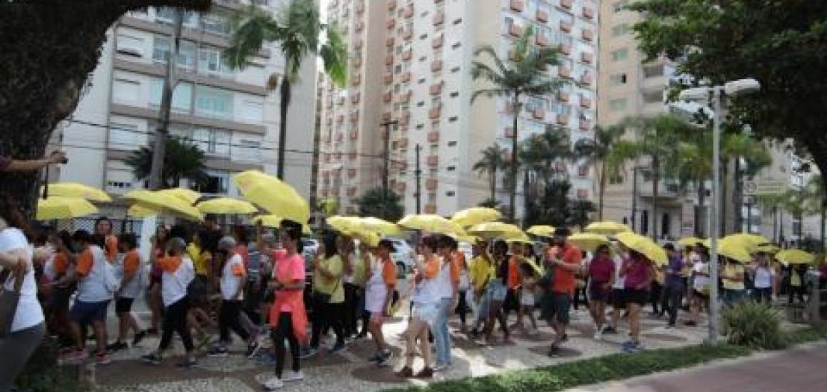 Caminhada em Santos alerta para o diagnóstico precoce da endometriose