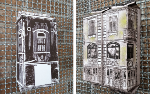 Praia Grande recebe mostra de gravuras sobre arquitetura da Baixada Santista