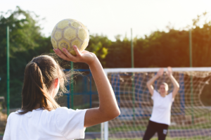 Seletiva de handebol feminino em Cubatão