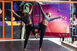 Oficina gratuita de circo em Bertioga