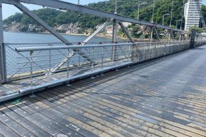 Ponte Pênsil em São Vicente terá interdição para obras