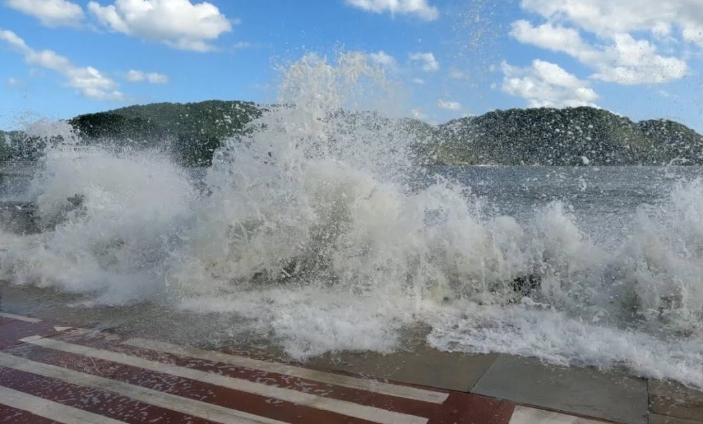 Marinha alerta para ressaca e ventos fortes no dia 1º de abril
