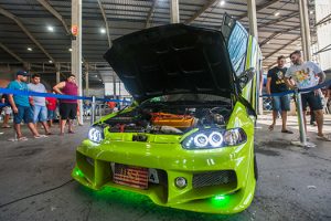 Encontro de carros tunados em Praia Grande