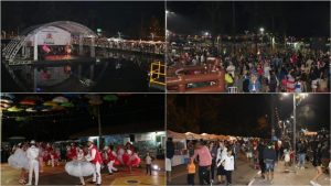 Festa junina na Lagoa da Saudade em Santos