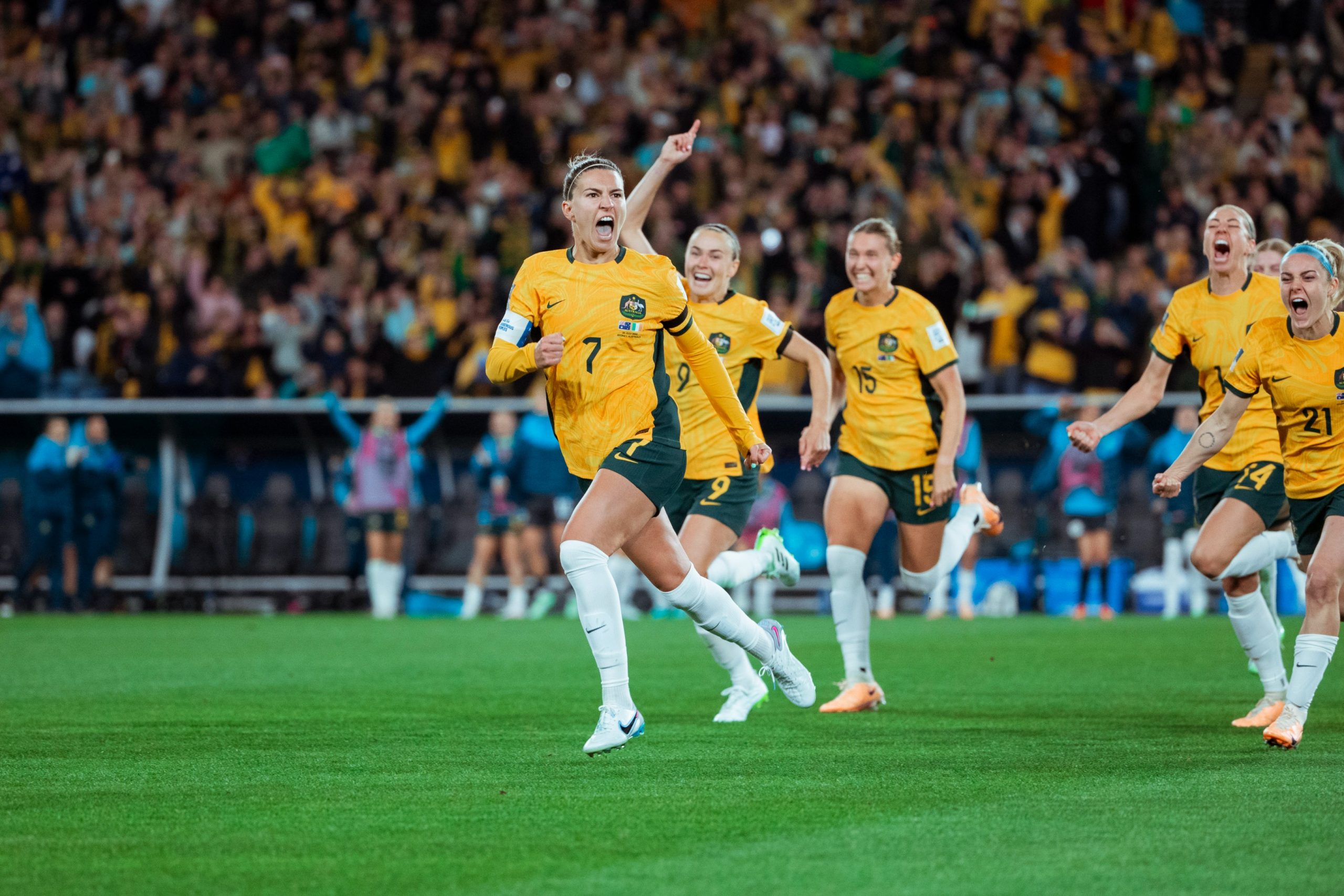 Reprodução/ Twitter oficial da Seleção Australiana de Futebol Feminino (@TheMatildas)