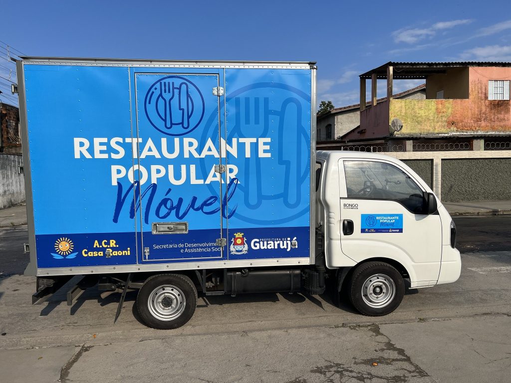 Guarujá lança Restaurante Popular Móvel com refeições a R$ 1