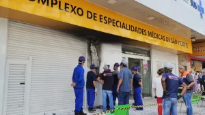 Complexo de Especialidades Médicas pega fogo