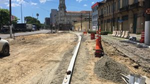 Obras de revitalização do centro histórico de Santos são iniciadas