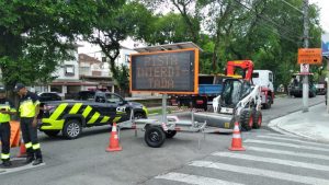 Iniciam as obras de pavimentação e fresagem em trechos do Canal 1