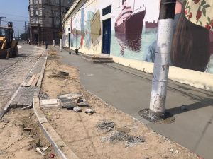 Avançam obras de revitalização de eixo turístico no Centro Histórico